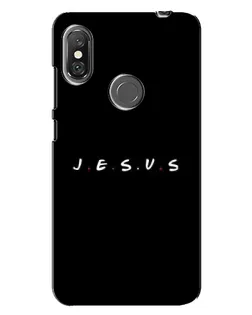 Чехол для Xiaomi Redmi Note 6 Pro с картинкой «Точки веры J.E.S.U.S.»