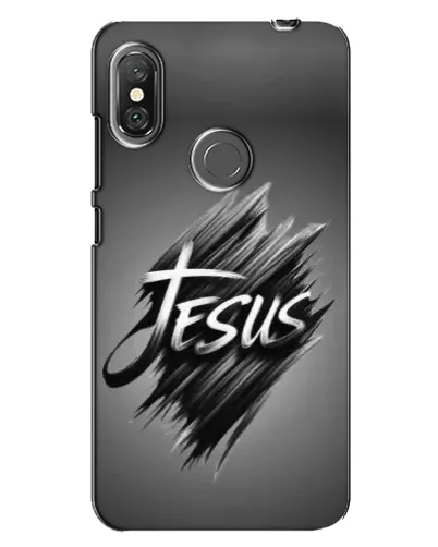 Чехол для Xiaomi Redmi Note 6 Pro с картинкой «Надпись Jesus Graffiti» Чехол для Xiaomi Redmi Note 6 Pro с картинкой «Надпись Jesus Graffiti»