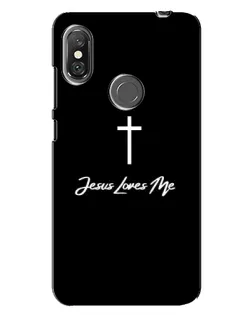Чехол для Xiaomi Redmi Note 6 Pro с картинкой «Иисус любит тебя»
