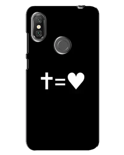 Чехол для Xiaomi Redmi Note 6 Pro с картинкой «Крест и Сердце» Чехол для Xiaomi Redmi Note 6 Pro с картинкой «Крест и Сердце»