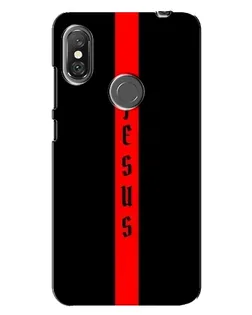 Чехол для Xiaomi Redmi Note 6 Pro с картинкой «Красная линия веры»