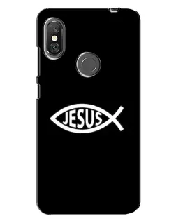 Чехол для Xiaomi Redmi Note 6 Pro с картинкой «Классический Jesus»