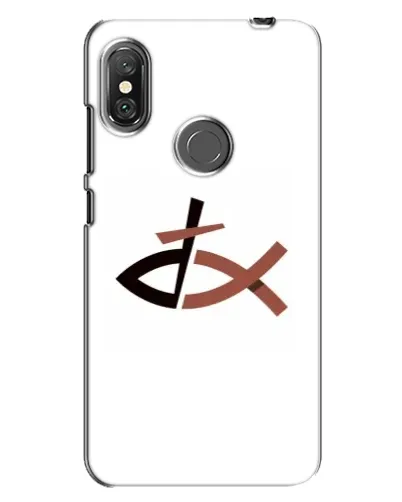Чехол для Xiaomi Redmi Note 6 Pro с картинкой «Рыба и крест» Чехол для Xiaomi Redmi Note 6 Pro с картинкой «Рыба и крест»