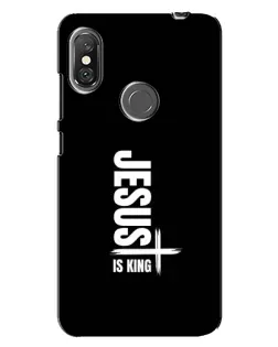 Чехол для Xiaomi Redmi Note 6 Pro с картинкой «Вертикаль веры Jesus»