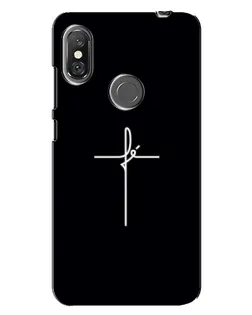 Чохол для Xiaomi Redmi Note 6 Pro з картинкою «Тонкий хрест»