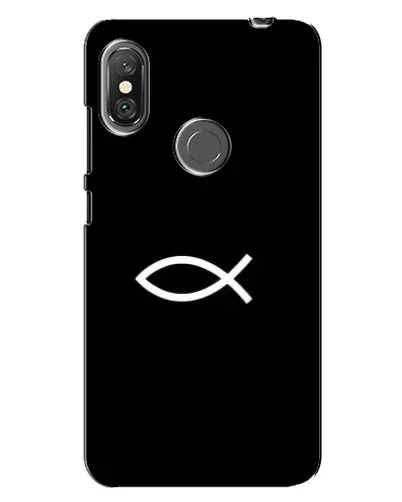 Чохол для Xiaomi Redmi Note 6 Pro з картинкою «Символ риби Jesus» Чохол для Xiaomi Redmi Note 6 Pro з картинкою «Символ риби Jesus»