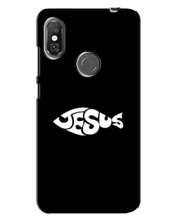 Чохол для Xiaomi Redmi Note 6 Pro з картинкою «Риба  Jesus»