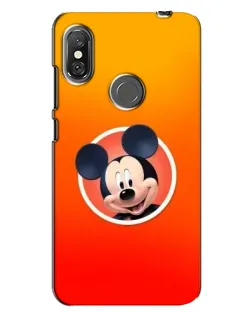 Чехол для Xiaomi Redmi Note 6 Pro с картинкой «Mickey в круге»