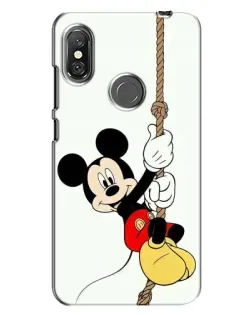 Чохол для Xiaomi Redmi Note 6 Pro з картинкою «Mickey на канаті»