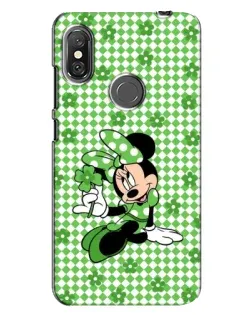 Чехол для Xiaomi Redmi Note 6 Pro с картинкой «Mickey в клетку»
