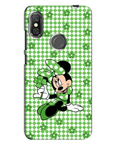 Чехол для Xiaomi Redmi Note 6 Pro с картинкой «Mickey в клетку»