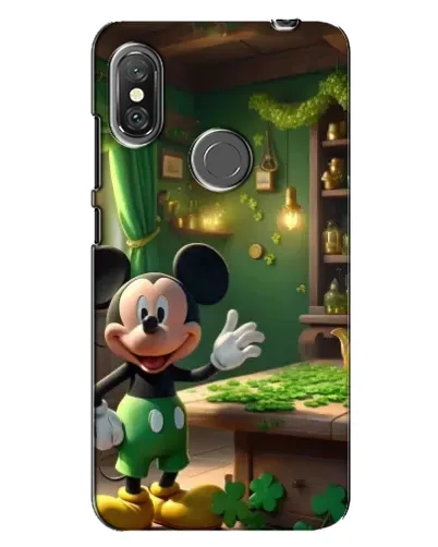 Чехол для Xiaomi Redmi Note 6 Pro с картинкой «Микки в мастерской»