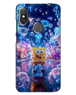 Чехол для Xiaomi Redmi Note 6 Pro с картинкой «Неоновый океан»