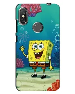 Чехол для Xiaomi Redmi Note 6 Pro с картинкой «Подводный привет»