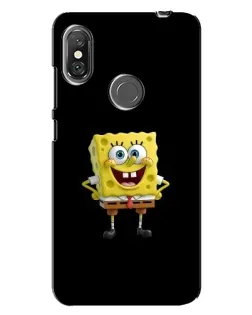 Чехол для Xiaomi Redmi Note 6 Pro с картинкой «Классический Губка Боб»
