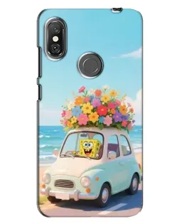 Чехол для Xiaomi Redmi Note 6 Pro с картинкой «Автомобильное путешествие»