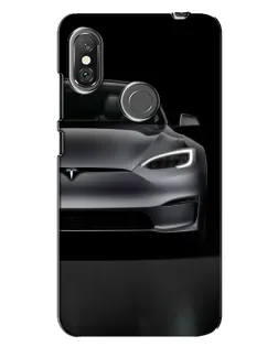 Чохол для Xiaomi Redmi Note 6 Pro з картинкою «Tesla Model S Look»