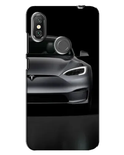 Чехол для Xiaomi Redmi Note 6 Pro с картинкой «Tesla Model S Look»