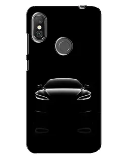 Чехол для Xiaomi Redmi Note 6 Pro с картинкой «Силуэт Tesla Night»