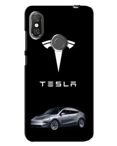 Чехол для Xiaomi Redmi Note 6 Pro с картинкой «Tesla Model Y»