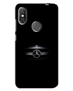 Чехол для Xiaomi Redmi Note 6 Pro с картинкой «Mercedes — абстрактные линии»