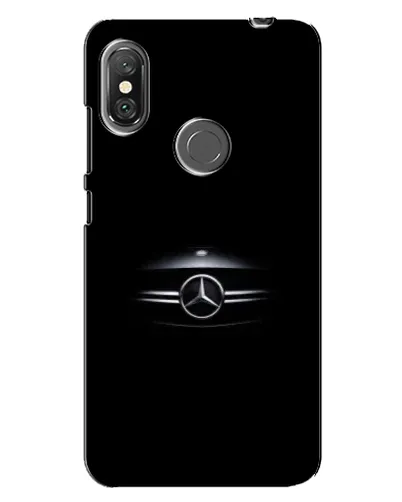 Чехол для Xiaomi Redmi Note 6 Pro с картинкой «Mercedes — абстрактные линии»