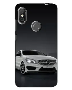 Чехол для Xiaomi Redmi Note 6 Pro с картинкой «Mercedes AMG GT Silver»