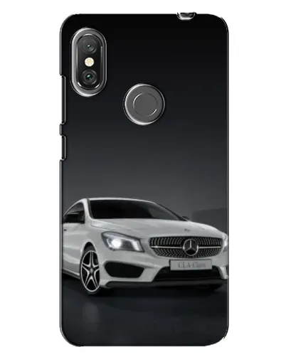 Чехол для Xiaomi Redmi Note 6 Pro с картинкой «Mercedes AMG GT Silver»