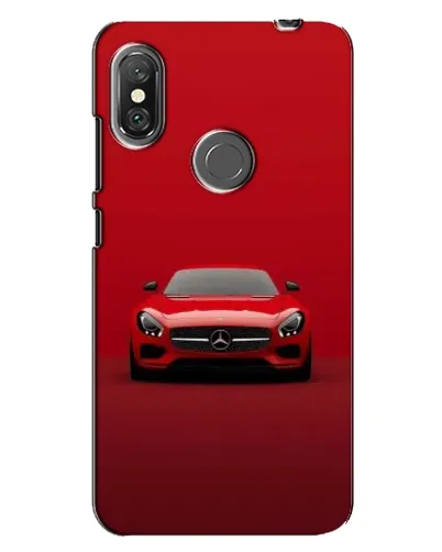 Чехол для Xiaomi Redmi Note 6 Pro с картинкой «Красный Mercedes AMG»