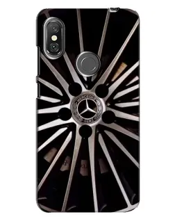 Чехол для Xiaomi Redmi Note 6 Pro с картинкой «Диск Mercedes»