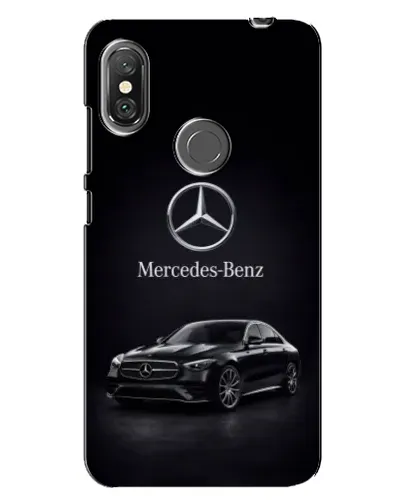 Чехол для Xiaomi Redmi Note 6 Pro с картинкой «Mercedes — решетка радиатора»