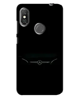 Чехол для Xiaomi Redmi Note 6 Pro с картинкой «Mercedes Stealth Look»