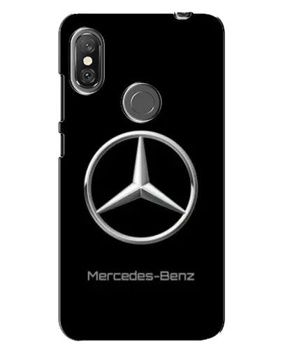 Чехол для Xiaomi Redmi Note 6 Pro с картинкой «Mercedes Silver Logo»
