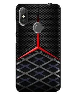 Чехол для Xiaomi Redmi Note 6 Pro с картинкой «Mercedes Carbon Grid»