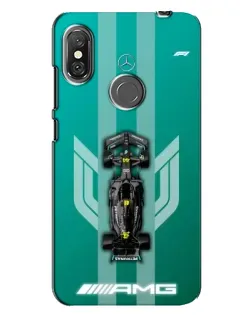 Чехол для Xiaomi Redmi Note 6 Pro с картинкой «Mercedes AMG Petronas»