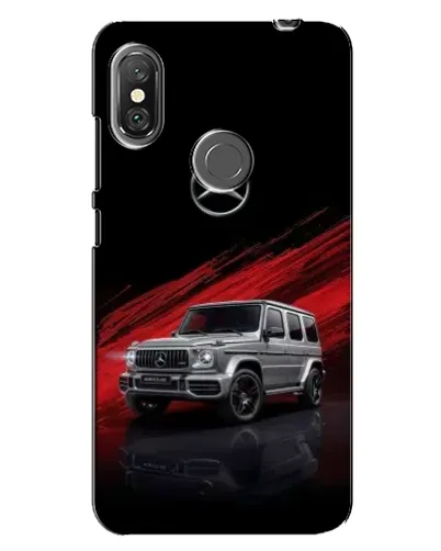 Чехол для Xiaomi Redmi Note 6 Pro с картинкой «Mercedes G-Class красный»