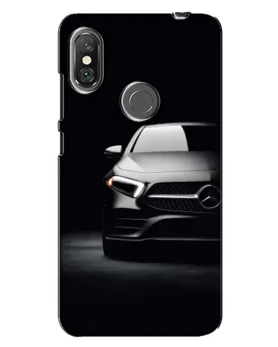 Чехол для Xiaomi Redmi Note 6 Pro с картинкой «Свет фар Mercedes»