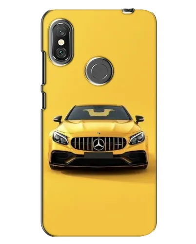 Чехол для Xiaomi Redmi Note 6 Pro с картинкой «Желтый Mercedes GT»