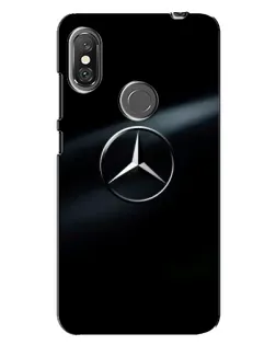 Чохол для Xiaomi Redmi Note 6 Pro з картинкою «Mercedes на металі»