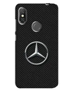 Чохол для Xiaomi Redmi Note 6 Pro з картинкою «Карбоновий Mercedes стиль»
