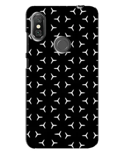 Чохол для Xiaomi Redmi Note 6 Pro з картинкою «Mercedes паттерн зірок» Чохол для Xiaomi Redmi Note 6 Pro з картинкою «Mercedes паттерн зірок»