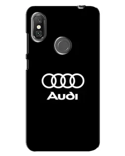 Чехол для Xiaomi Redmi Note 6 Pro с картинкой «Классическое лого Audi»