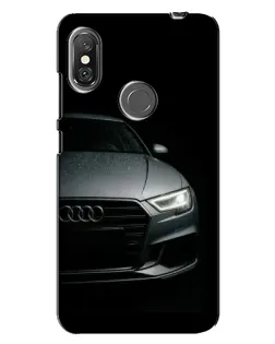 Чехол для Xiaomi Redmi Note 6 Pro с картинкой «Audi — детализация кузова»