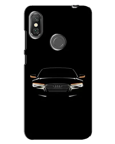 Чехол для Xiaomi Redmi Note 6 Pro с картинкой «Audi — ночной контур» Чехол для Xiaomi Redmi Note 6 Pro с картинкой «Audi — ночной контур»