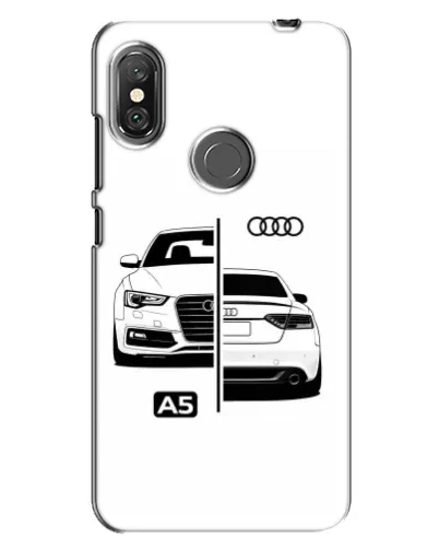 Чехол для Xiaomi Redmi Note 6 Pro с картинкой «Audi — контрастный дизайн» Чехол для Xiaomi Redmi Note 6 Pro с картинкой «Audi — контрастный дизайн»