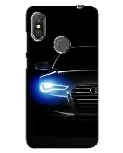 Чехол для Xiaomi Redmi Note 6 Pro с картинкой «Неоновый взгляд Audi» Чехол для Xiaomi Redmi Note 6 Pro с картинкой «Неоновый взгляд Audi»