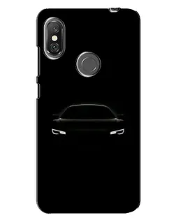 Чехол для Xiaomi Redmi Note 6 Pro с картинкой «Взгляд Audi в темноте»