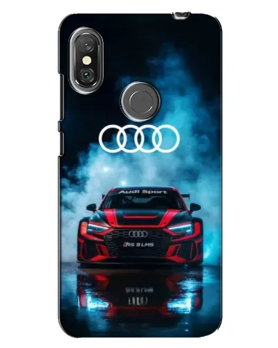 Чехол для Xiaomi Redmi Note 6 Pro с картинкой «Audi Sport — неон» Чехол для Xiaomi Redmi Note 6 Pro с картинкой «Audi Sport — неон»