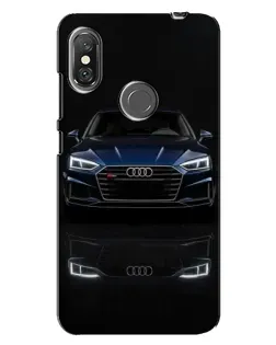 Чехол для Xiaomi Redmi Note 6 Pro с картинкой «Audi — ночное отражение»