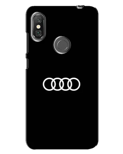 Чехол для Xiaomi Redmi Note 6 Pro с картинкой «Audi White Logo» Чехол для Xiaomi Redmi Note 6 Pro с картинкой «Audi White Logo»